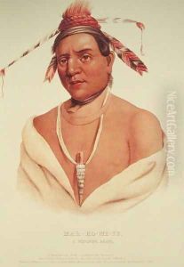 Portrait of Mar Ko Me Te A Menomene Brave