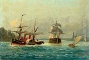 L'arrivee Au Port by Paul-Jean Clays