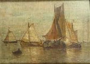 Bateaux Sur Mer by Paul-Jean Clays