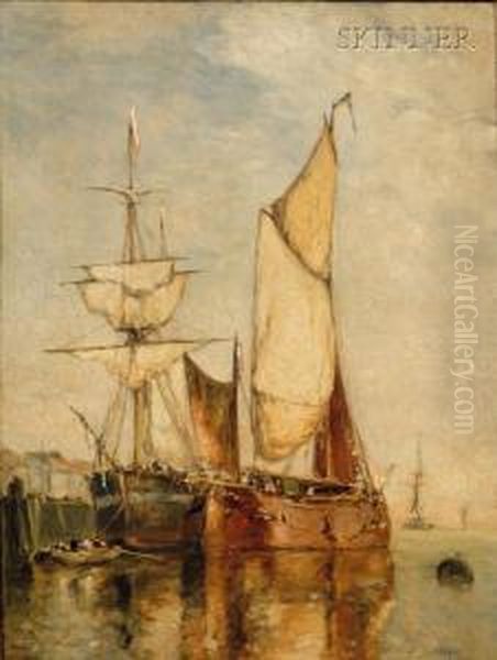 Sailing Vessels At Dock - view 1