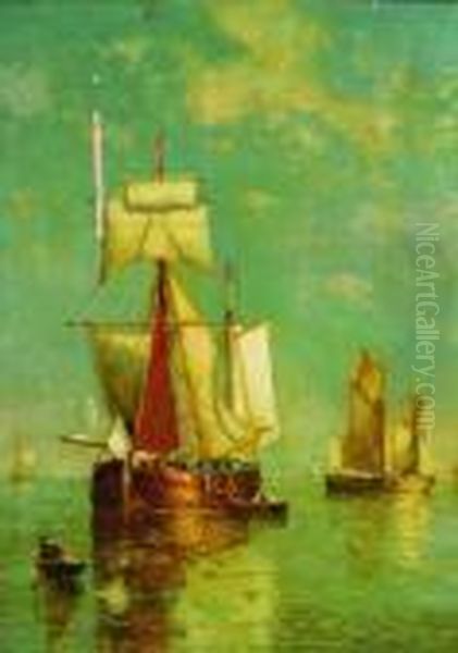 Boats At Anchor - view 1