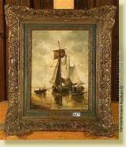 Bateaux De Peche by Paul-Jean Clays