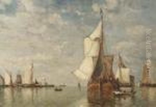 Shipping On The Scheldt - view 1