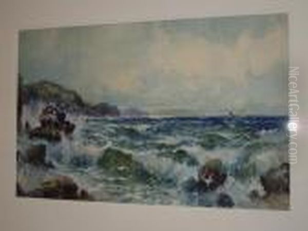 'the Ever Restless Sea', The Calf Of Man, Isle Of Man - view 1