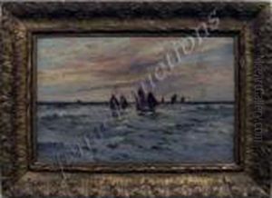 Fishing Boats Off Angle Sea Fishing Boats Off Angle Sea