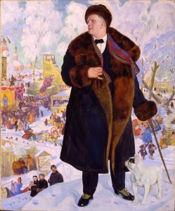 Portrait of Fiodor Shaliapin 1922 by Boris Kustodiev