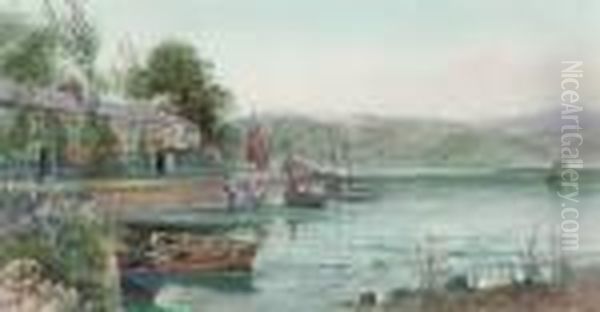 Low Tide; And Returning From The Fishing Grounds - view 1