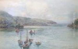 Morning On The Dart, Devonshire by Joseph Hughes Clayton