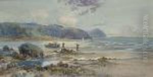 Low Tide, The River Conway, Deganwy by Joseph Hughes Clayton