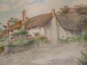 Cottagescene by Joseph Hughes Clayton