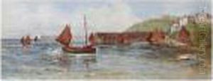 Fishing Boats Off A Quayside