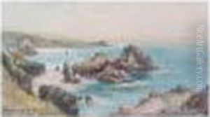 Kynance Cove, Cornwall by Joseph Hughes Clayton