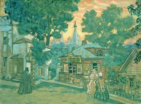 Stage design for Ostrovskys play Not one penny - view 1
