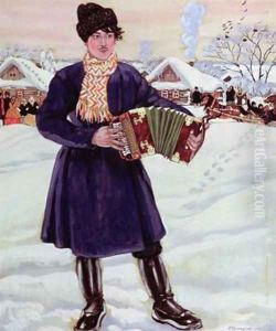 Shrove tide 2 by Boris Kustodiev