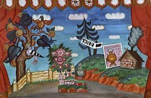 Stage design for The Flea
