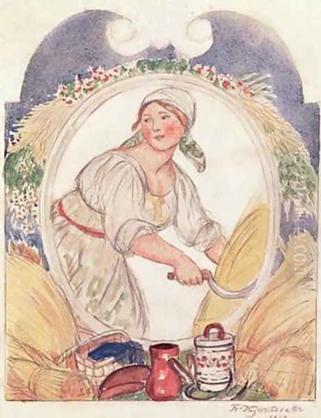 The Reaper study for the decoration of the Ruzheinaya Rifle Square in Petrograd - view 1