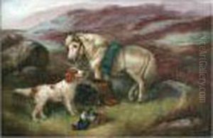 Gun Dogs And Pony With The Days Bag