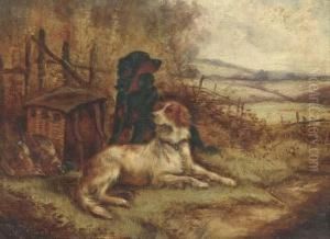 Setters With The Day's Bag; And Setters On A Grouse Moor by Robert Cleminson