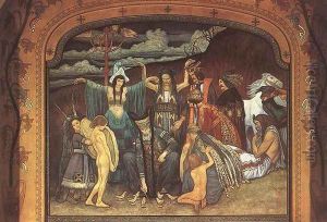 Circle Dance of Shamans 1912 by Aladar Korosfoi-Kriesch