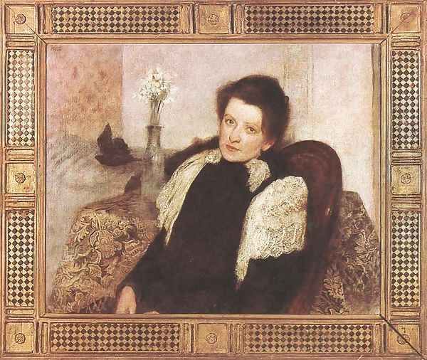 Portrait of the Artists Wife 1896 - view 1