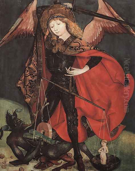 St. Michael Weighing Souls 1480 - view 1