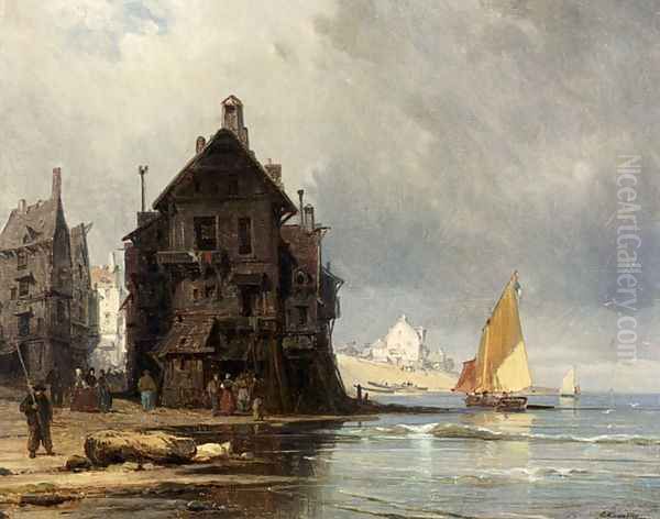 A Coastal Scene In Normandy - view 1