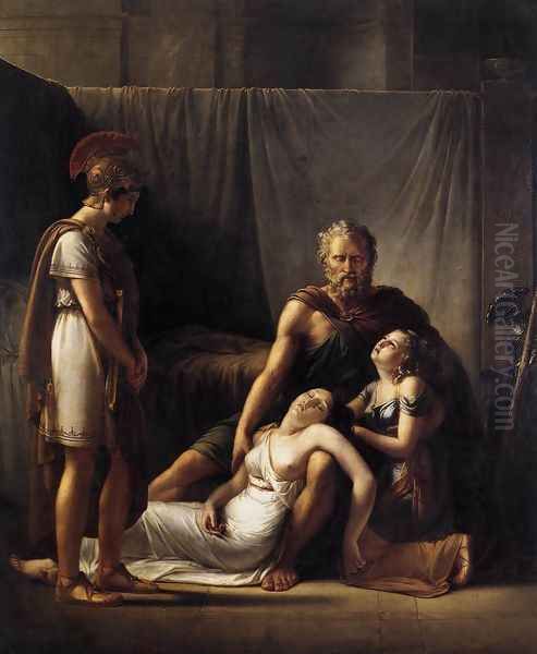 The Death of Belisarius' Wife c. 1817 - view 1