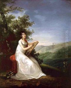 Portrait of Adelie Auguie 1810 by Francois-Joseph Kinsoen