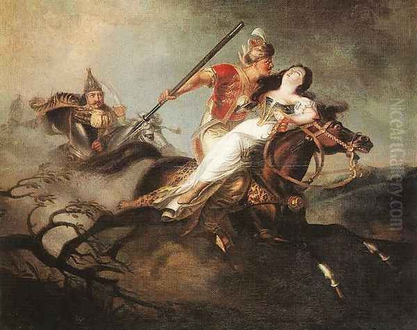 King Laszlo in the Battle at Cserhalom 1826-30 - view 1