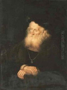 A Philosopher, seated, half-length by Salomon Koninck