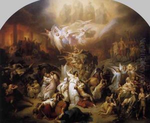 The Destruction of Jerusalem by Titus 1846 by Wilhelm von Kaulbach