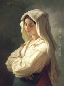 Bildnis Einer Italienerin by Wilhelm von Kaulbach