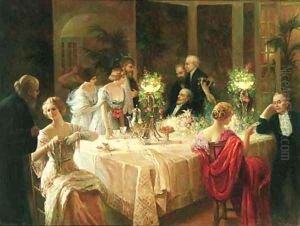 A wedding banquet by Kasparus Karsen