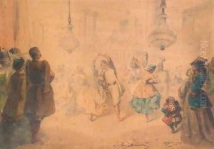 Ball Scene by Teofil Kwiatkowski