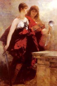Allegory Of Wisdom And Justice by Hermann Kaulbach