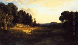 Early Morning on the Farm by William Keith
