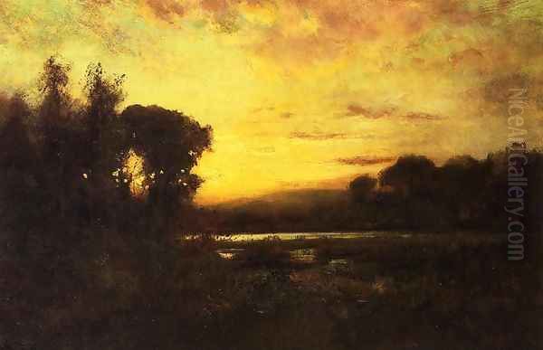 Wetlands at Sunset - view 1