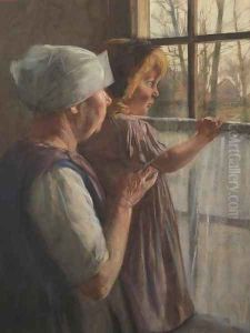 Staying over at grandmothers by Hendrik Maarten Krabbe