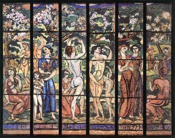 Stained Glass Window Design for the Schiffer Villa 1912 - view 1