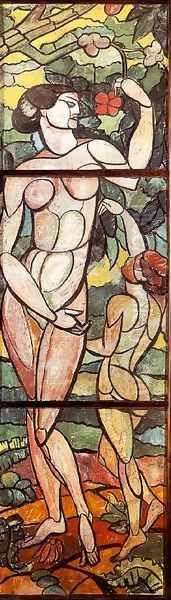 Study for a Stained Glass Window Villa Schiffer 1910-11 - view 1
