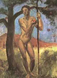 St John the Baptist 1932 by Karoly Kernstok
