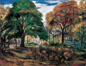 Park 1910 by Karoly Kernstok