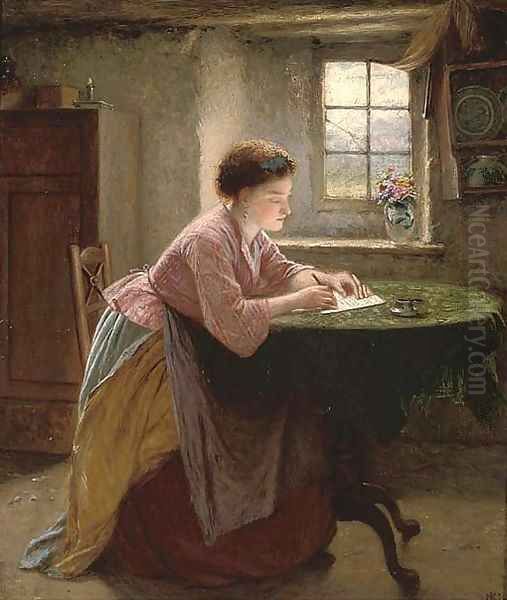 The letter writer - view 1