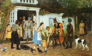 Vor dem Kampfe by Anton Kozakiewicz