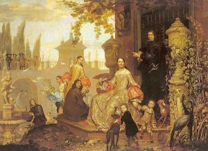 Portrait of a Family in a Garden 1680