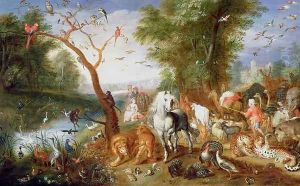 The Animals entering Noahs Ark