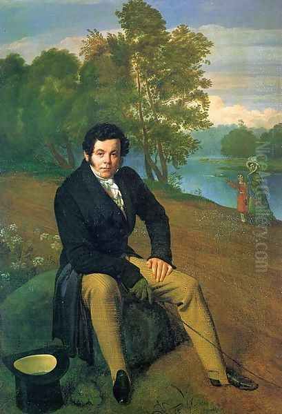 Portrait of Retired Major-General Karl Albrecht 1827 - view 1