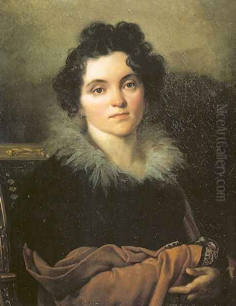 Portrait of Darya Khvostova 1814 - view 1