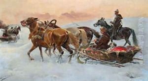 Through the Snow by J. Konarski