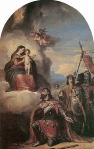 Devoutness of St Ladislas 1858 by Mihaly Kovacs